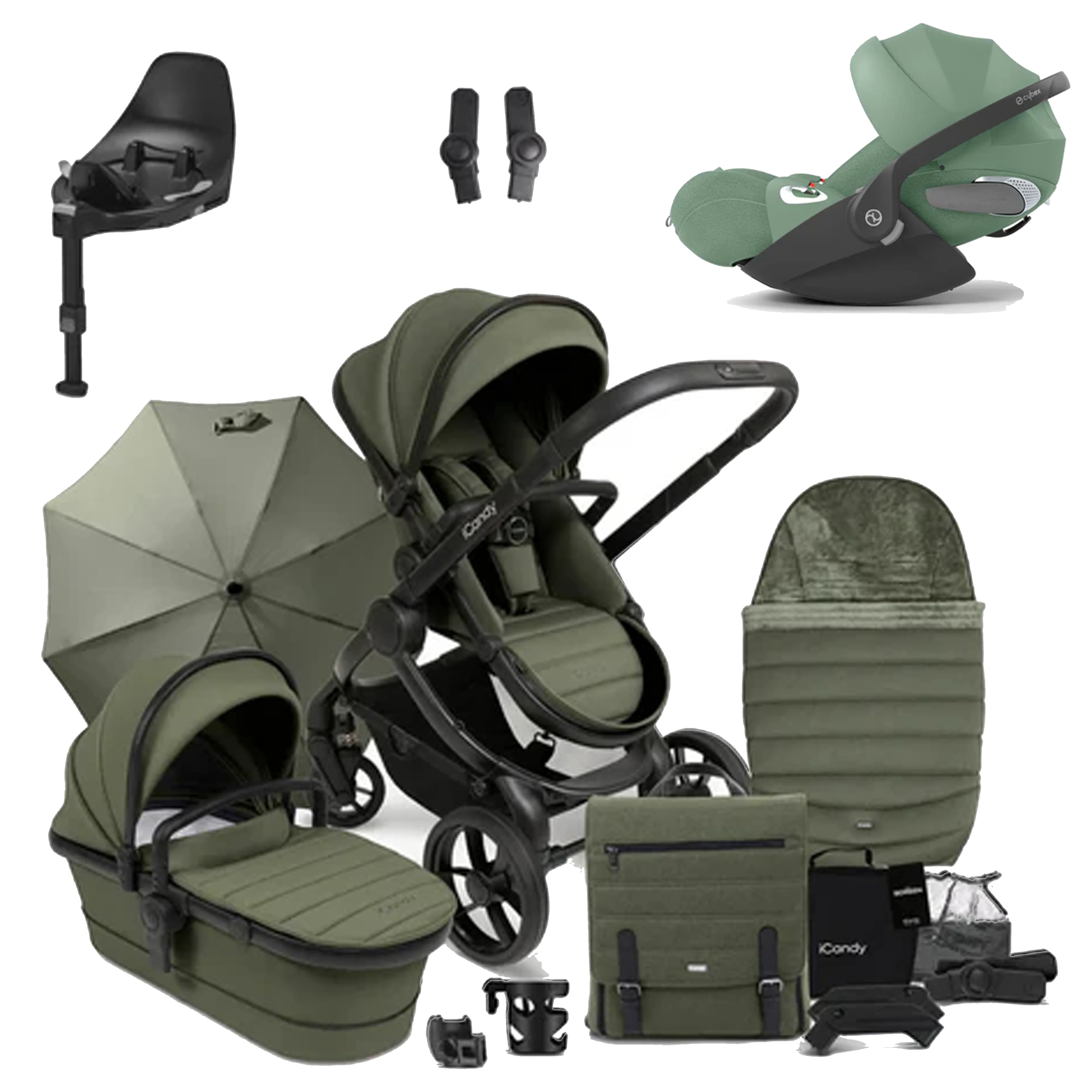 iCandy Peach 7 Pushchair Bundle with Cybex Cloud T and Base T - Image 52