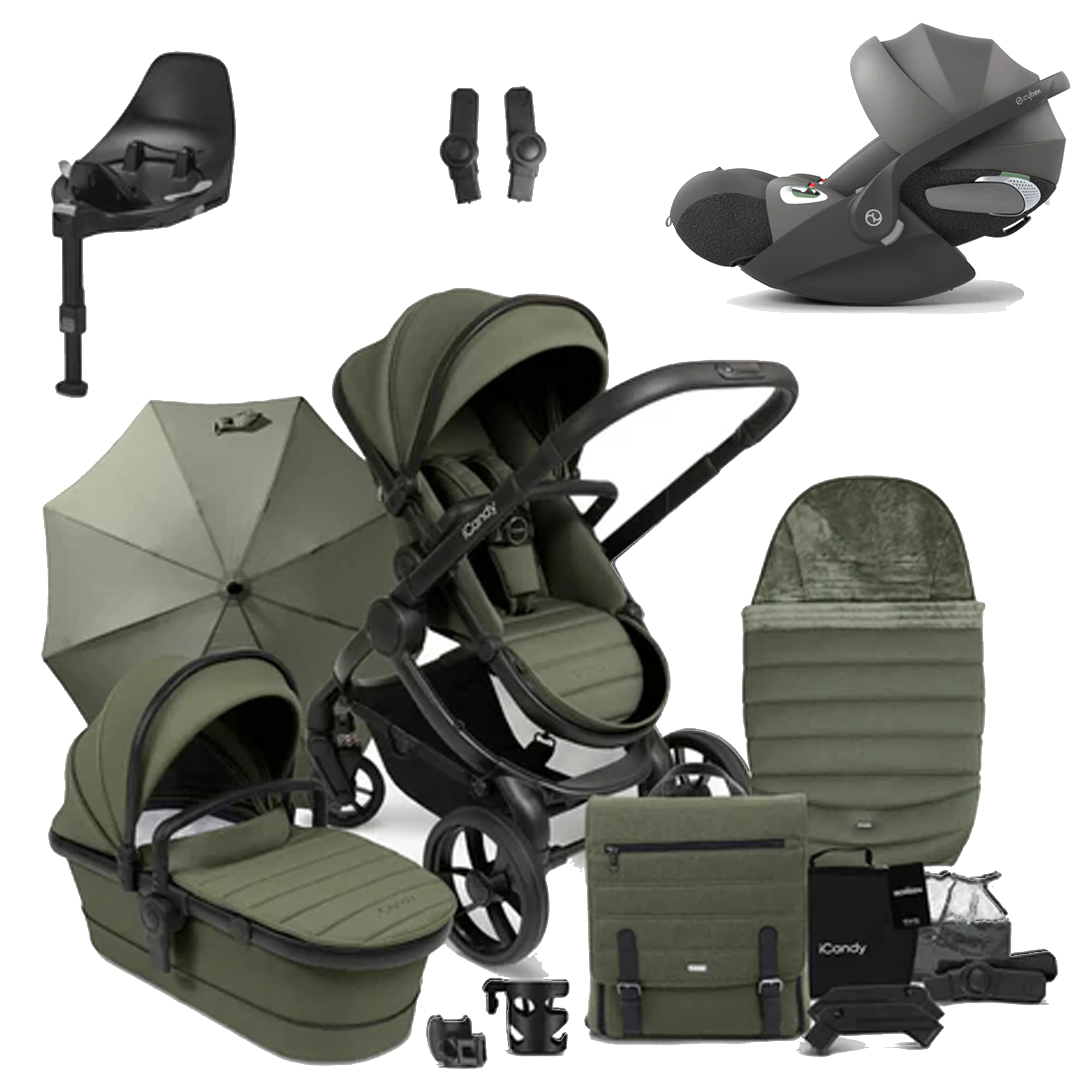 iCandy Peach 7 Pushchair Bundle with Cybex Cloud T and Base T - Image 53