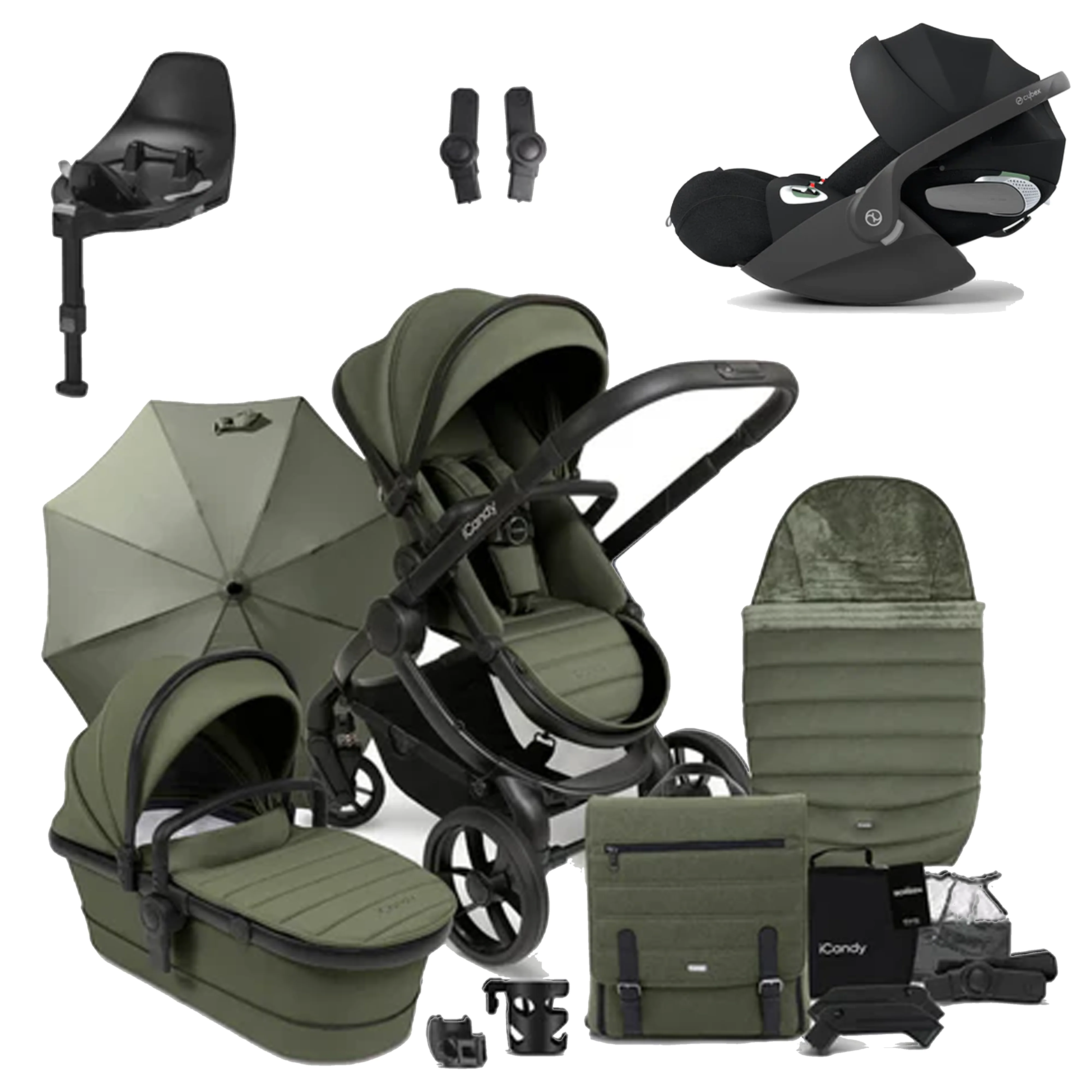 iCandy Peach 7 Pushchair Bundle with Cybex Cloud T and Base T - Image 55