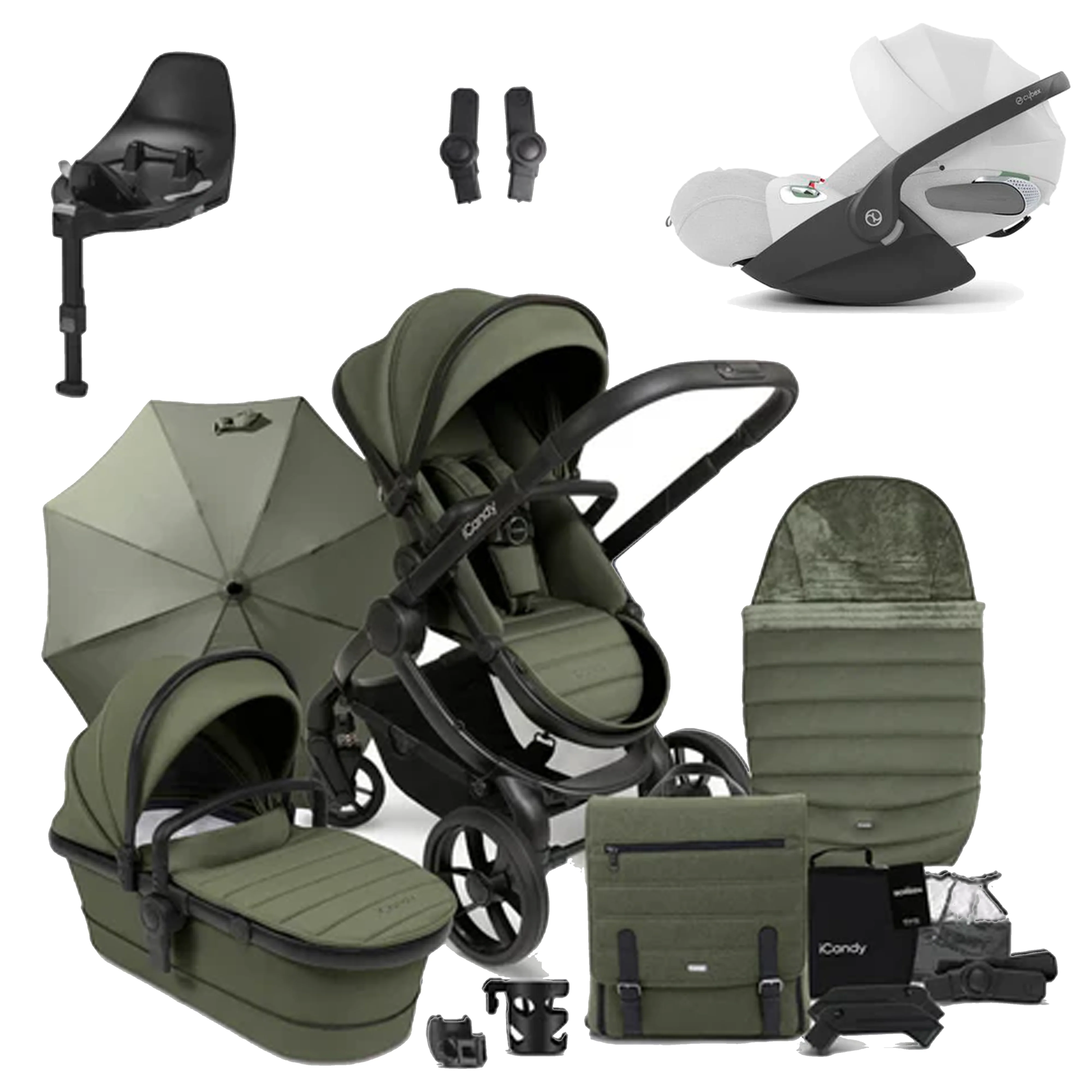 iCandy Peach 7 Pushchair Bundle with Cybex Cloud T and Base T - Image 57