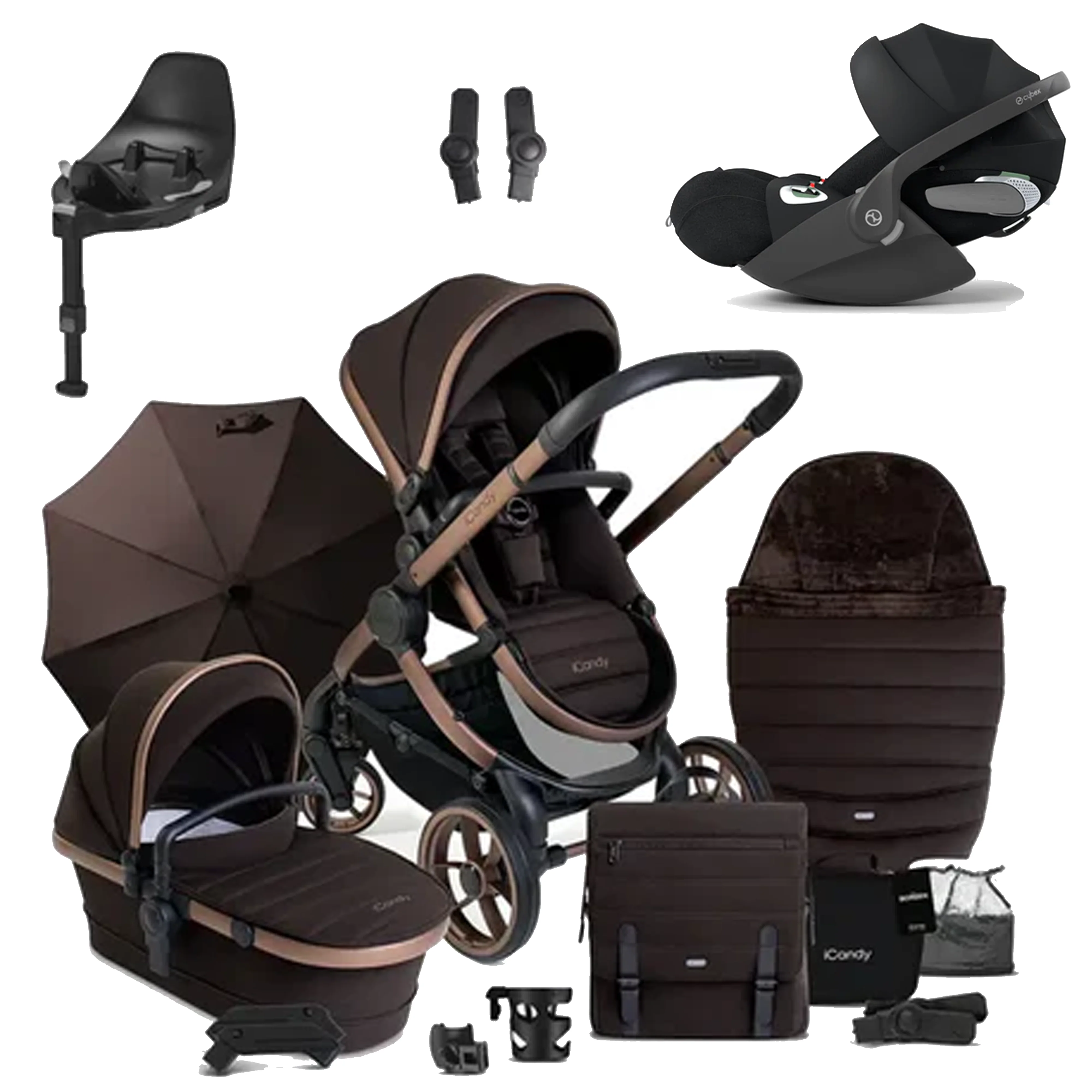 iCandy Peach 7 Pushchair Bundle with Cybex Cloud T and Base T - Image 64