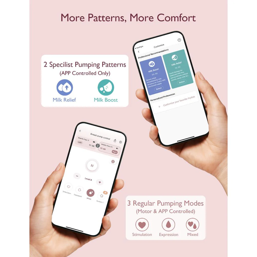 Momcozy M9 Mobile Breast Pump Double (App Enabled) - Image 6