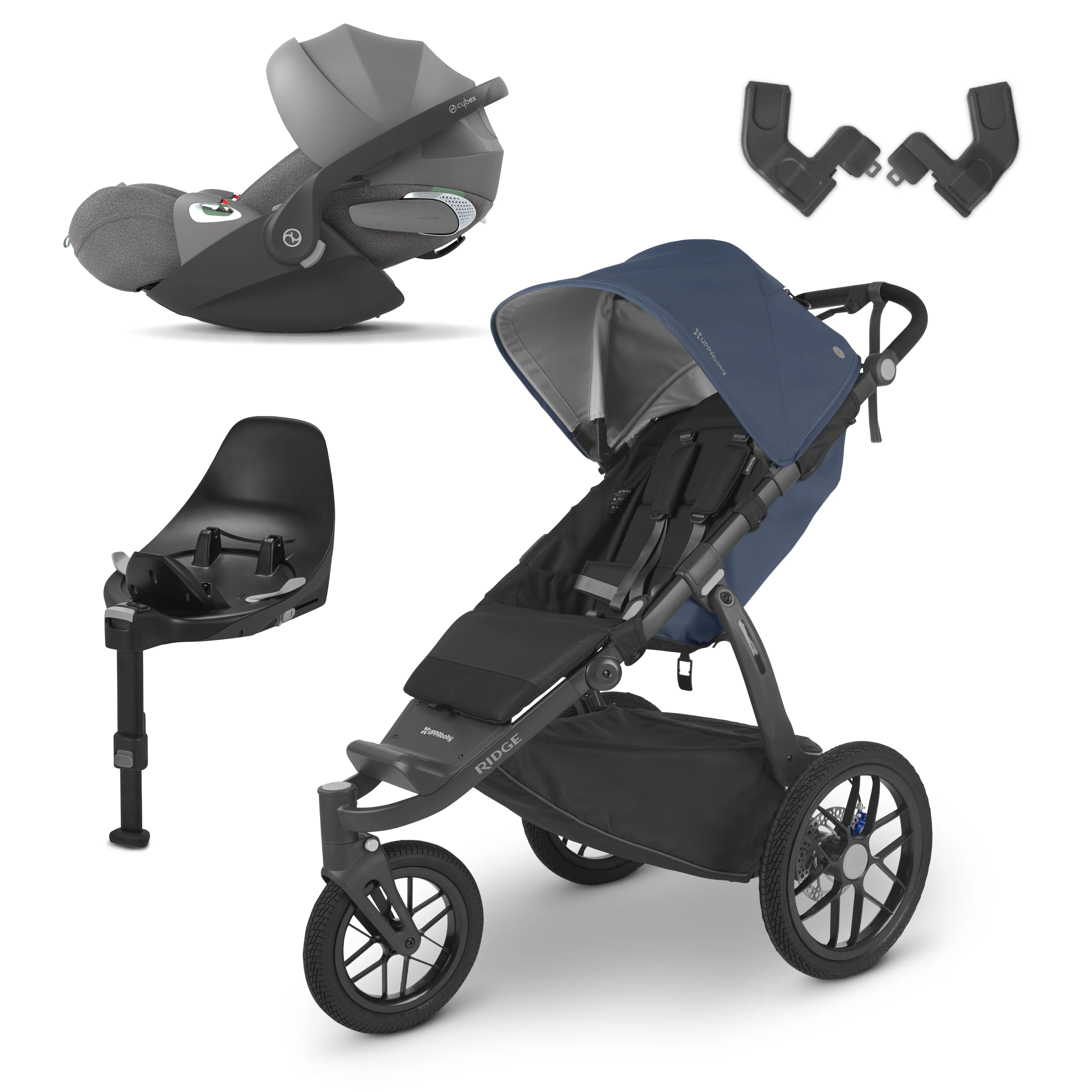 UPPAbaby Ridge with Cybex Cloud T and Base T - Image 20